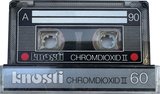 Compact Cassette Knosti 60 Type II Chrome Germany