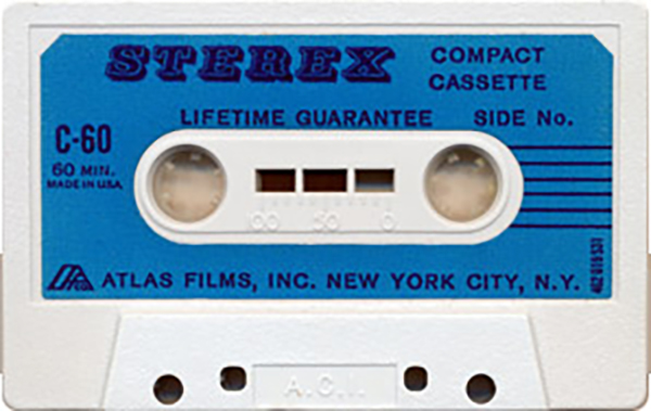 Compact Cassette Sterex 60 Type I Normal 1970 USA