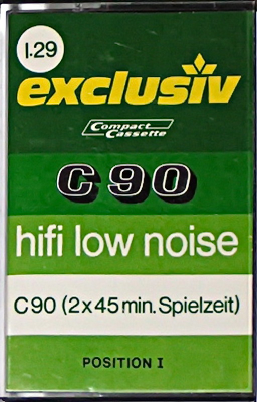 Compact Cassette Exclusiv 90 Type I Normal Hong Kong