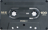 Compact Cassette PDM ME 100 Type IV Metal 1990 Europe