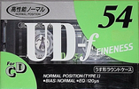 Compact Cassette Hitachi UD-f 54 Type I Normal 1990 Japan