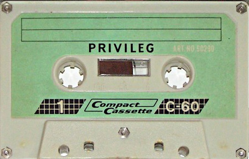 Compact Cassette Privileg 60 Type I Normal 1969 Germany