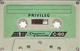 Compact Cassette Privileg 60 Type I Normal 1969 Germany