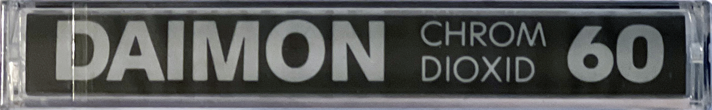 Compact Cassette Daimon 60 Type II Chrome 1982 Germany