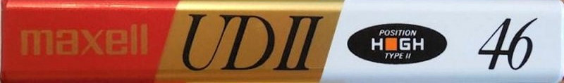 Compact Cassette Maxell UDII / UD2 46 "UDII46(E)" Type II Chrome 1990 Japan