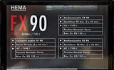 Compact Cassette Hema FX 90 Type I Normal 1995 Netherlands
