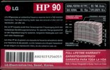 Compact Cassette LG HP 90 Type I Normal 1996 Europe