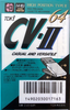 Compact Cassette TDK CV-II 64 "CV2-64R" Type II Chrome 1991 Japan