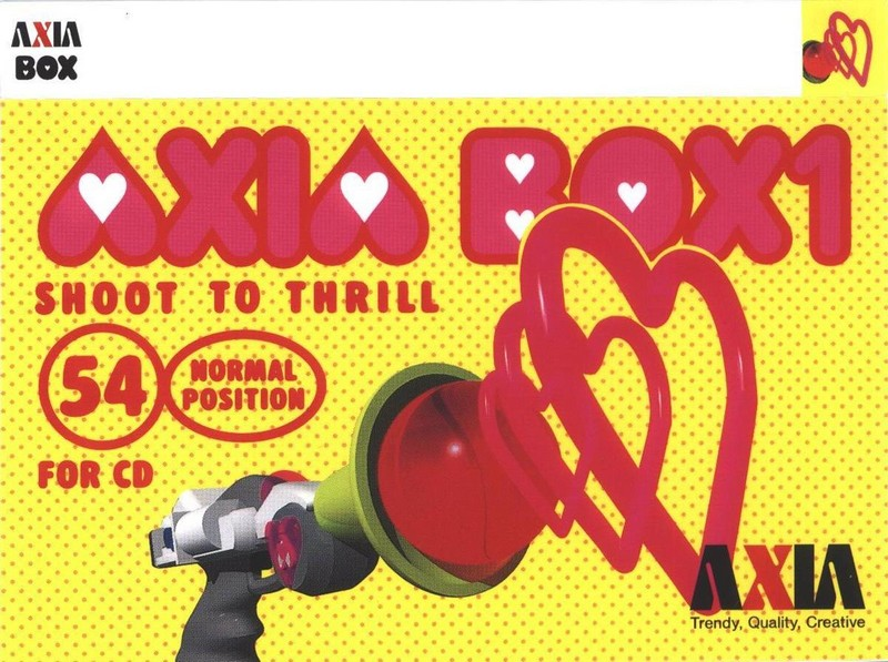 Compact Cassette AXIA Box 1 54 "BOX1C 54" Type I Normal 1997 Japan