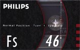 Compact Cassette Philips FS 46 Type I Normal 1990 Europe