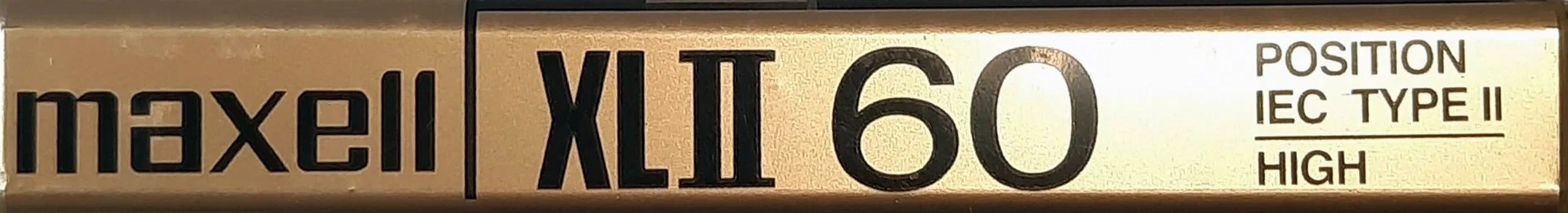 Compact Cassette Maxell XLII 60 Type II Chrome 1997 Europe