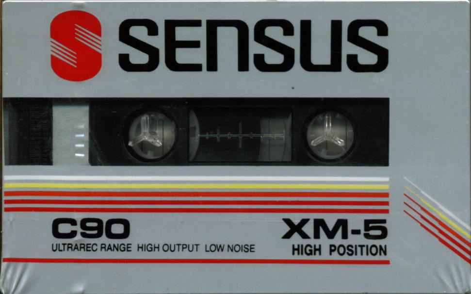 Compact Cassette Sensus XM-5 90 Type II Chrome 1985 Canada