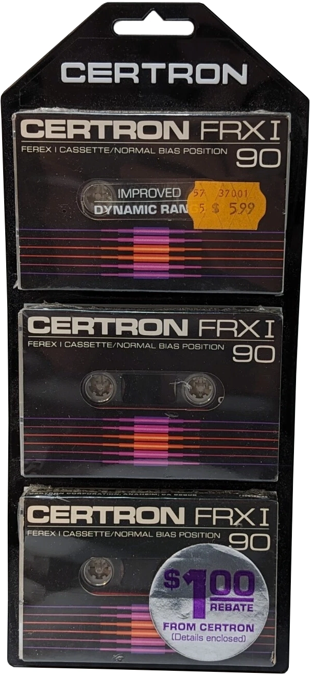 Blister Certron Ferex 90 "FRX I" Type I Normal 1982 USA