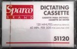 Compact Cassette Sparco 51120 120 Dictating Cassette 1988 China