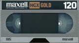 VHS, Video Home System Maxell HGX Gold 120 Type II Chrome Japan