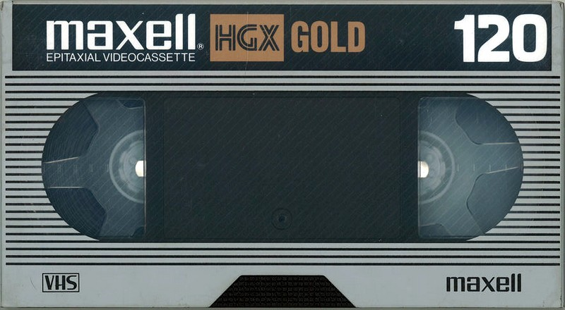 VHS, Video Home System: Maxell / Hitachi Maxell - HGX Gold 120