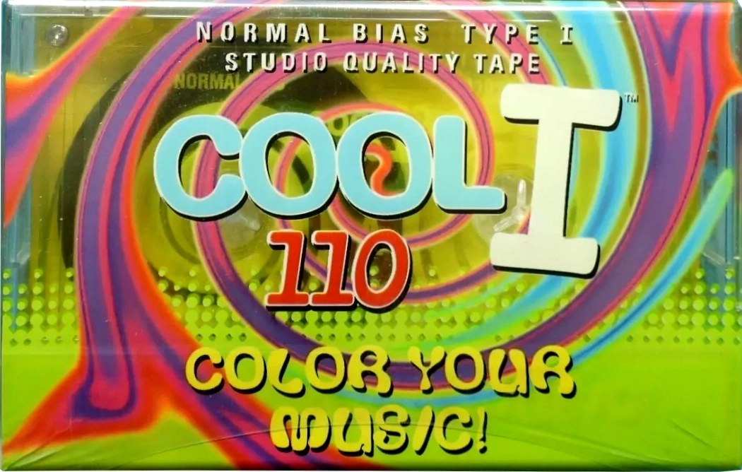 Compact Cassette ICE COOL I 110 "Yellow" Type I Normal USA