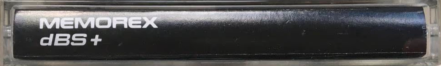 Compact Cassette Memorex dBS+ 60 Type I Normal 1989 Europe