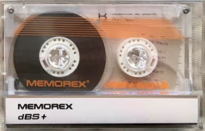 Compact Cassette Memorex dBS+ 60 Type I Normal 1989 Europe
