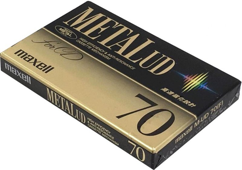 Compact Cassette Maxell Metal UD 70 "M-UD70(F)" Type IV Metal 1992 Japan