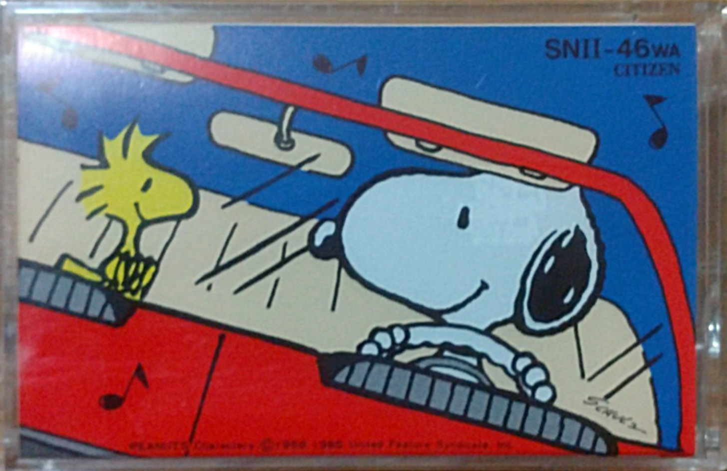 Compact Cassette Citizen Snoopy SN II 46 "SNII-46WA" Type I Normal 1985 Japan