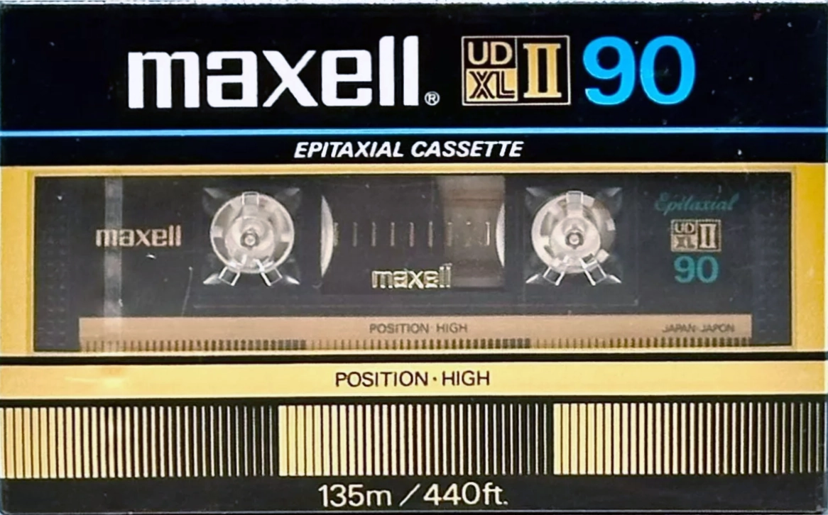 Compact Cassette Maxell UD XLII 90 Type II Chrome 1982 Europe