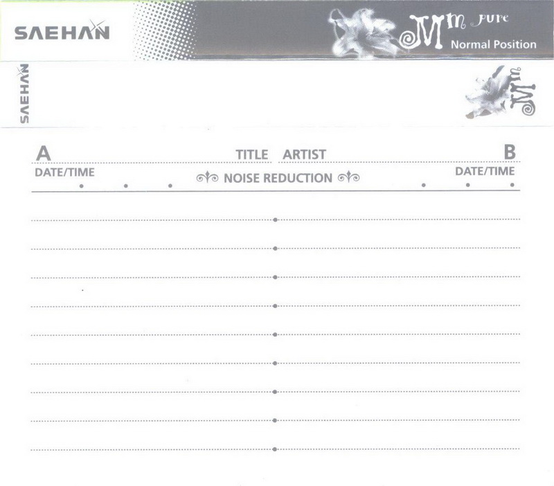 Compact Cassette: Saehan  - Mm Pure 46