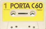 Compact Cassette Porta 60 Type I Normal 1977 Germany