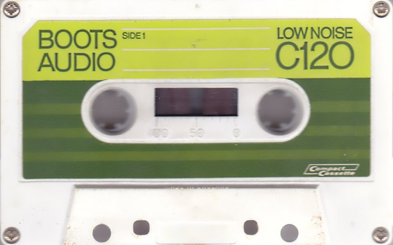 Compact Cassette Boots / Boots Audio 120 Type I Normal 1976 UK