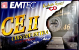Compact Cassette Emtec CE II Chrome Extra 46 Type II Chrome 2004 Europe