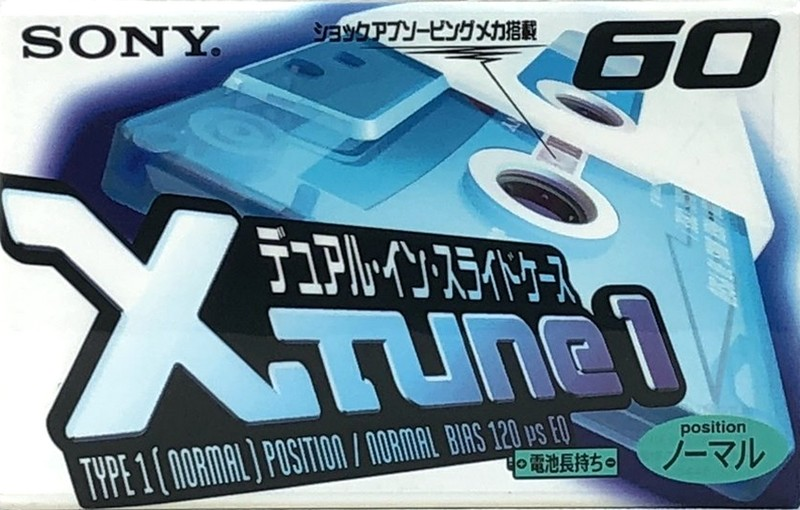 Compact Cassette Sony XI 60 "Xtune C-60X1E" Type I Normal 1998 Japan