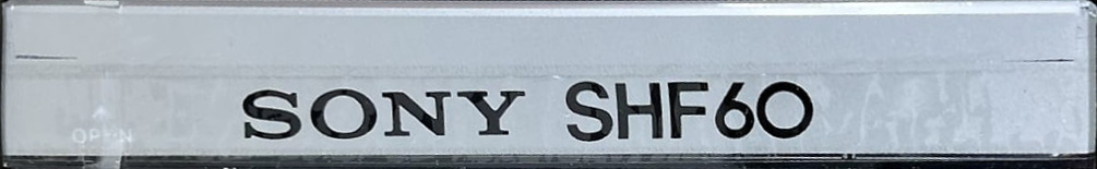 Compact Cassette Sony SHF 60 Type I Normal 1978 North America