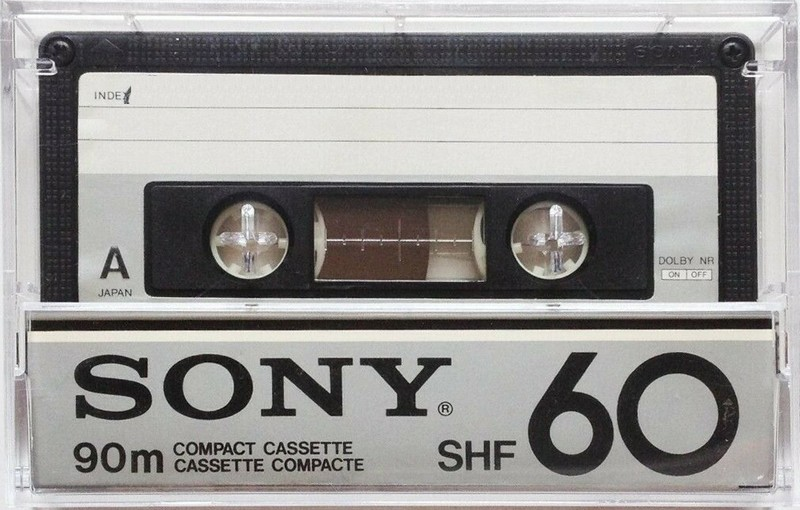 Compact Cassette Sony SHF 60 Type I Normal 1978 North America