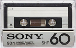 Compact Cassette Sony SHF 60 Type I Normal 1978 North America