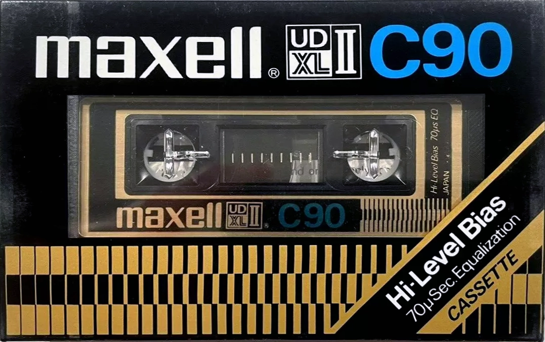 Compact Cassette Maxell UD XLII 90 Type II Chrome 1980 USA