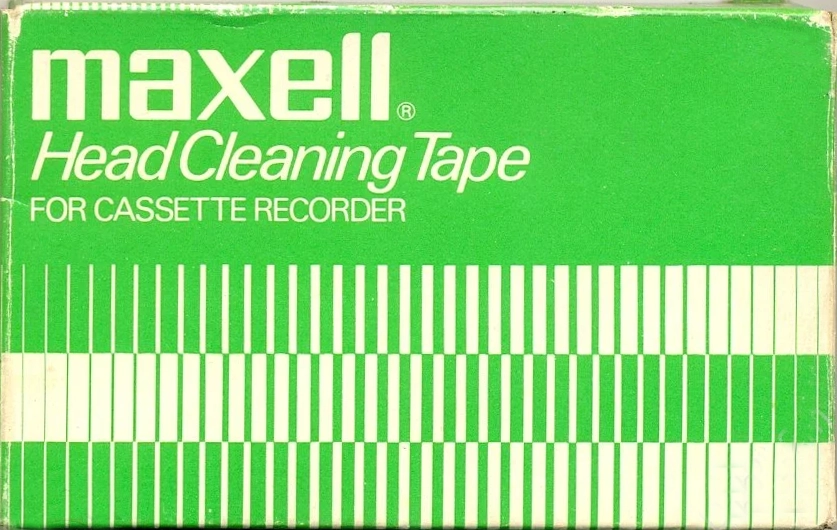 Compact Cassette Maxell Cleaning Cassette 1972 USA