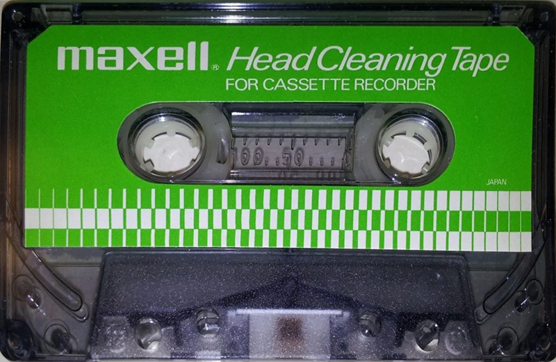 Compact Cassette Maxell Cleaning Cassette 1972 USA