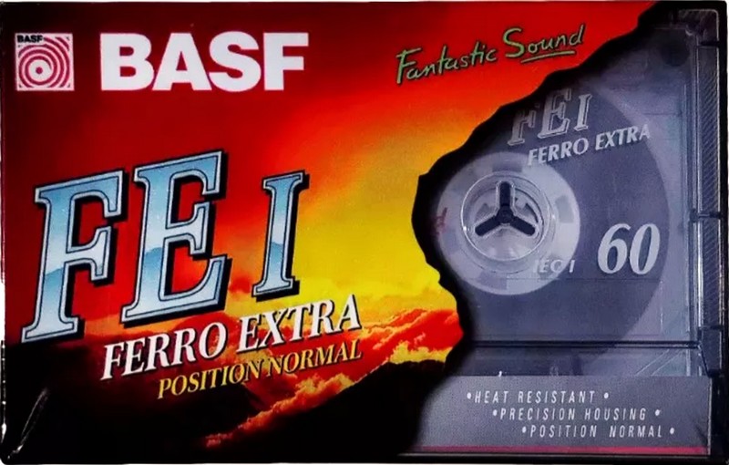 Compact Cassette BASF FE I Ferro Extra 60 Type I Normal 1995 Latin America