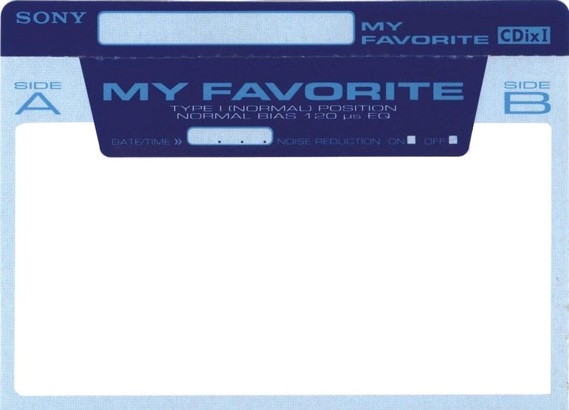 Compact Cassette Sony CDix I 70 "C-70CDX1E" Type I Normal 1997 Japan