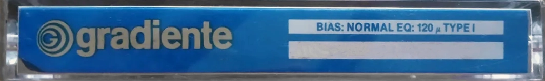Compact Cassette Gradiente GN 60 Type I Normal 1987 Latin America