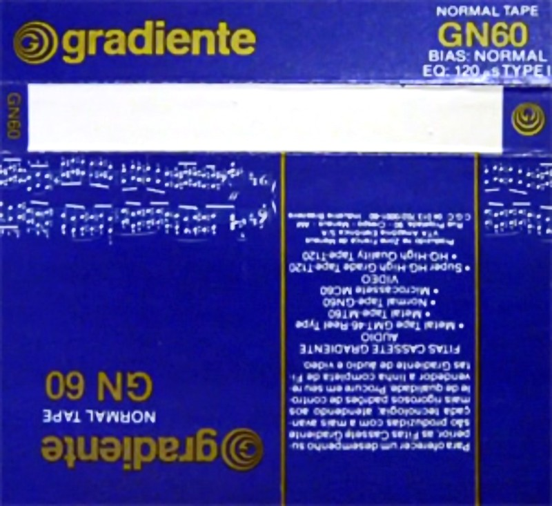 Compact Cassette: Unknown Gradiente -  60