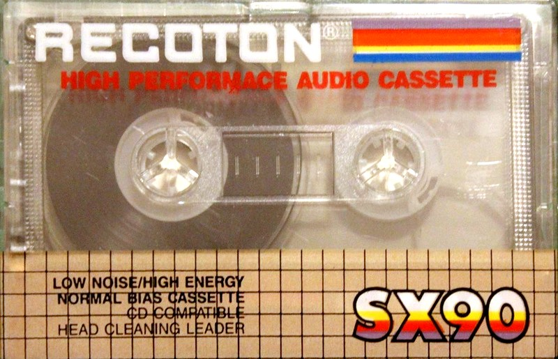 Compact Cassette Recoton SX 90 Type I Normal 1988 USA