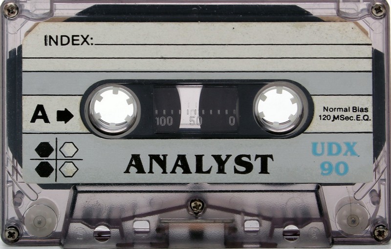 Compact Cassette Analyst 90 "UDX" Type I Normal Unknown Country