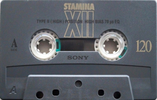 Compact Cassette Sony XII 120 "C-120X2C" Type II Chrome 1996 Japan
