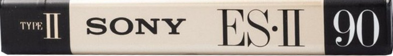 Compact Cassette Sony ES-II 90 "C-90ES2" Type II Chrome 1991 Japan