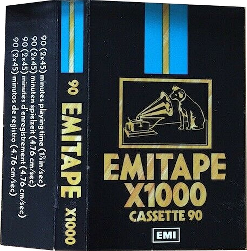 Compact Cassette:  EMITAPE - X1000 90