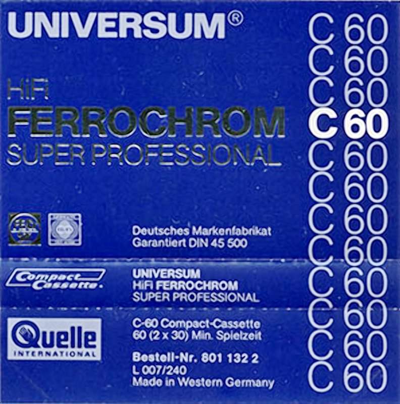 Compact Cassette: Unknown Universum - Super Professional 60