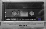 Compact Cassette Ampex 472 5 Type II Chrome 1985 USA