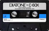 Compact Cassette Diatone X 60 Type I Normal 1978 Japan