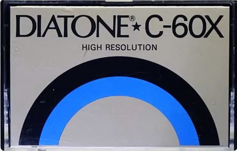 Compact Cassette Diatone X 60 Type I Normal 1978 Japan